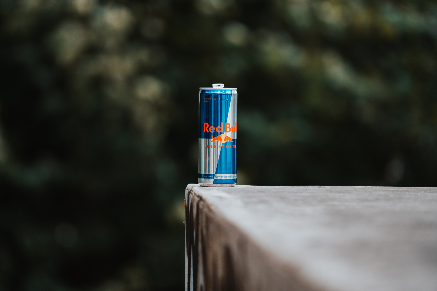 Selective Focus Photo of an Energy Drink